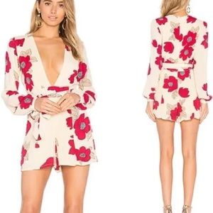 Privacy Please Concord Floral Romper in XS